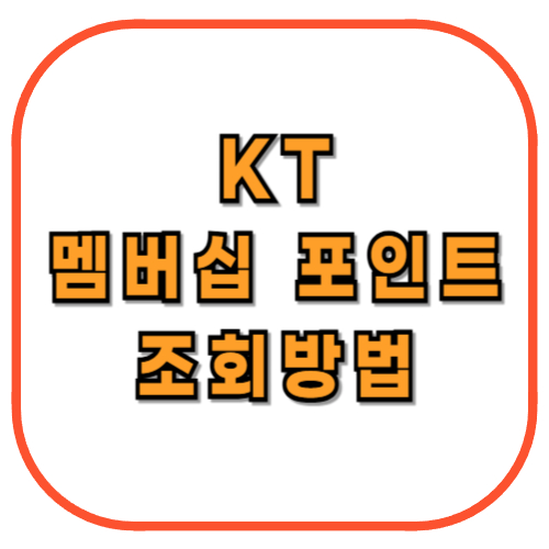 KT-멤버십-포인트-조회-확인