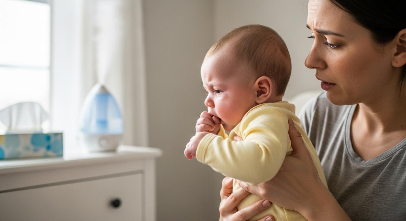 유아 독감 증상 기침