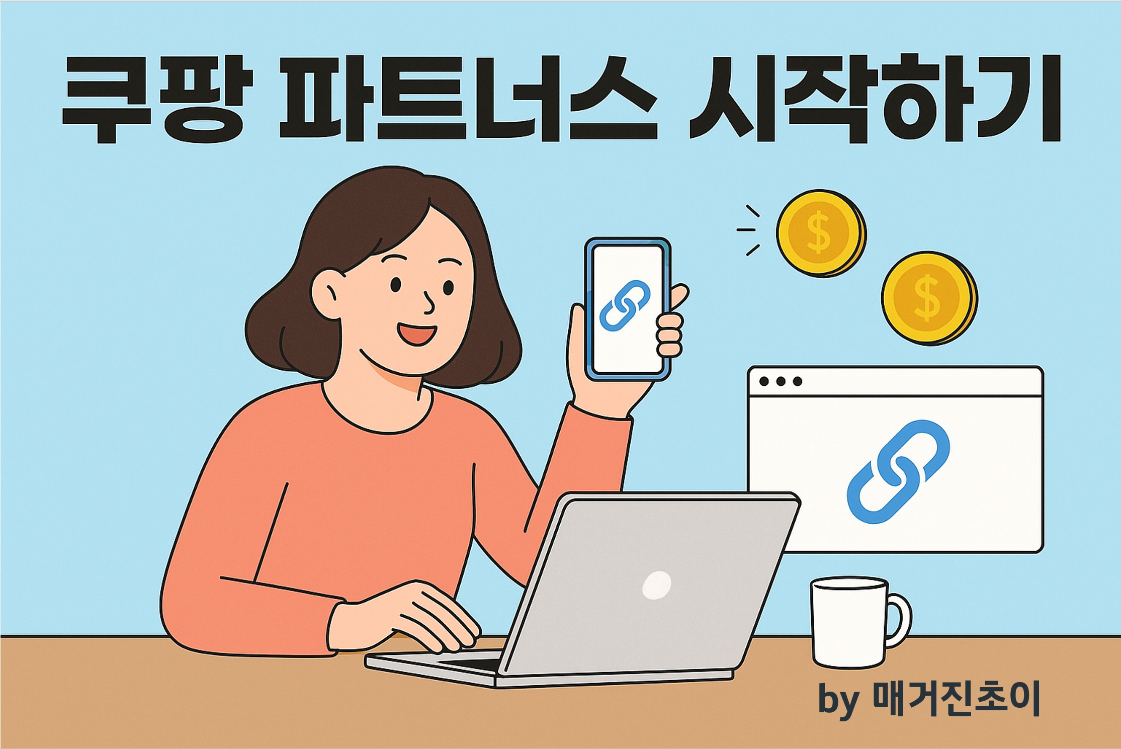쿠팡 파트너스 시작하기_매거진초이