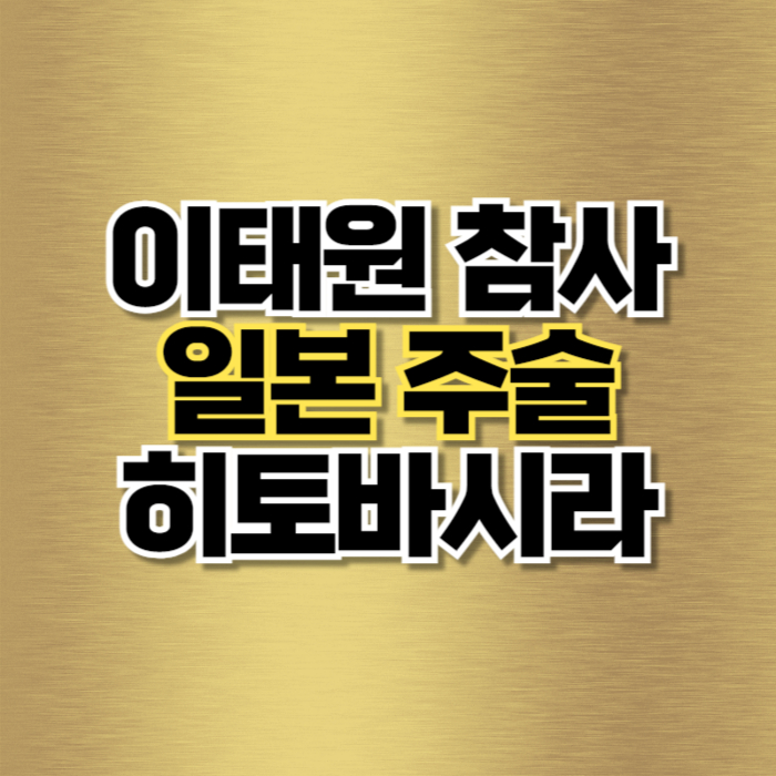 이태원 참사 일본 무당 김건희 주술 천리교 히토바시라
