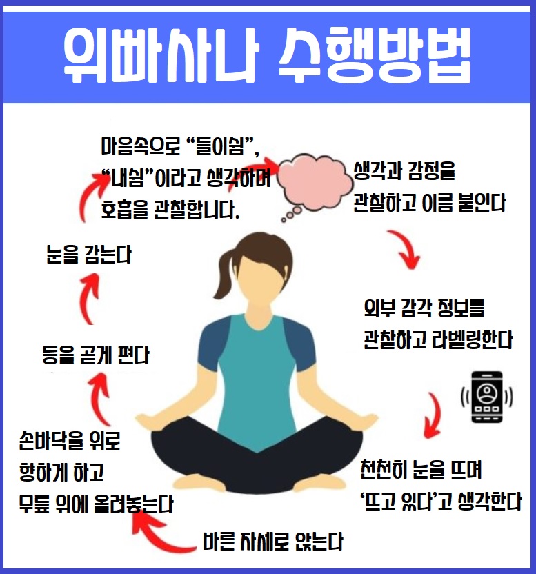 위빠사나 명상 수행 방법