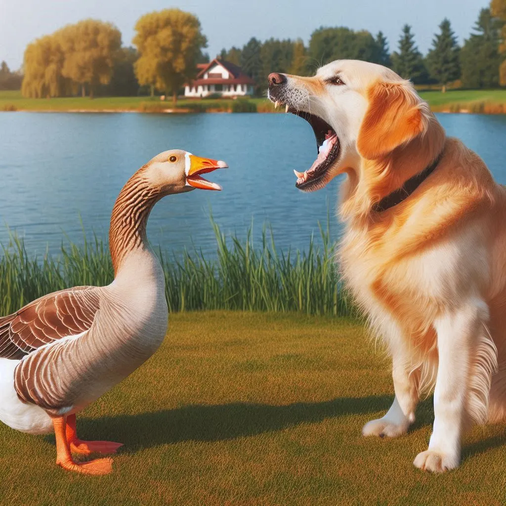 강아지 거위소리4