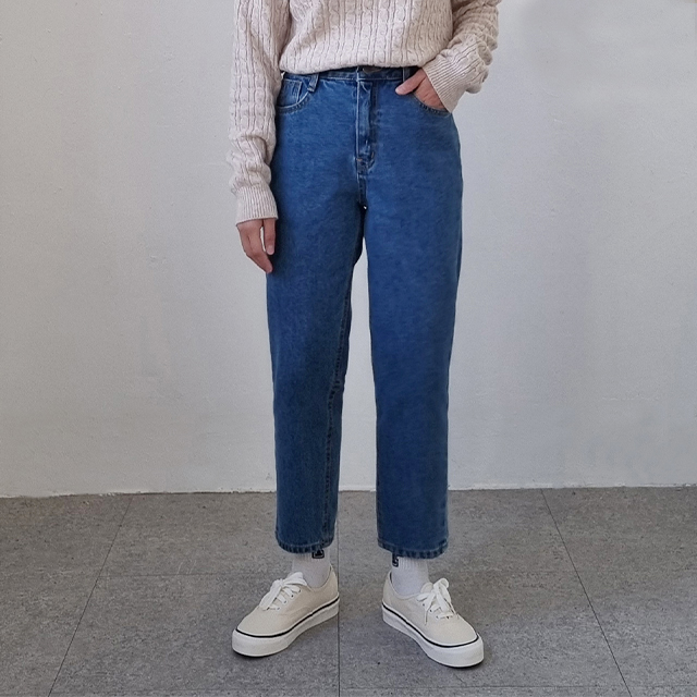 155cm 키작녀청바지 일자핏 키작은여자 키작진