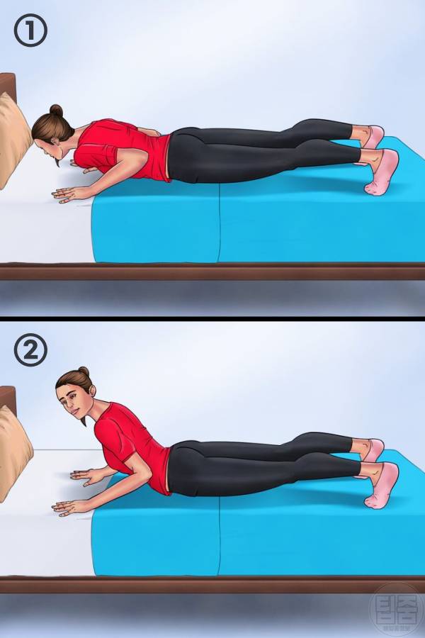 누워서 하는 운동 누워서살빼기 코어운동