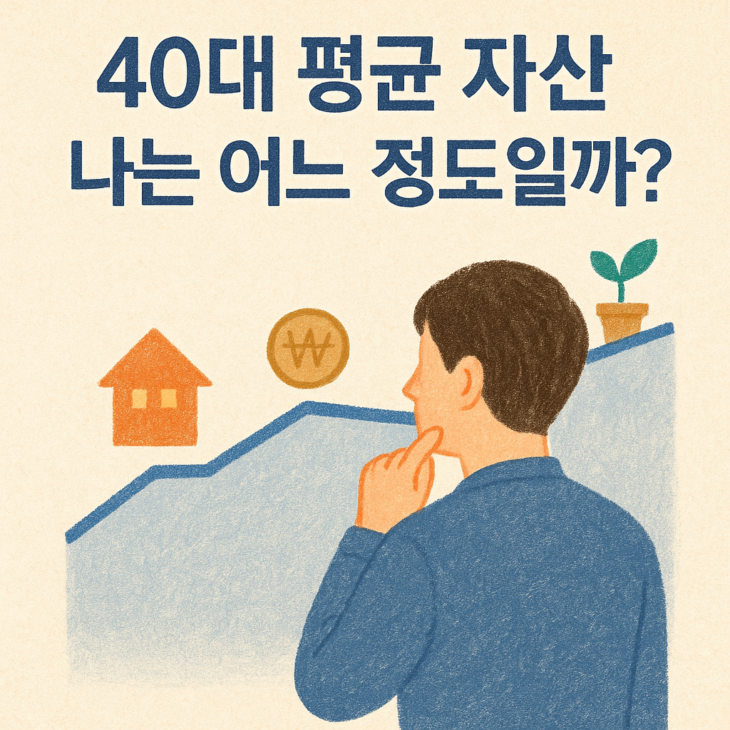 40대 평균 자산 : 나는 어느 정도일까?