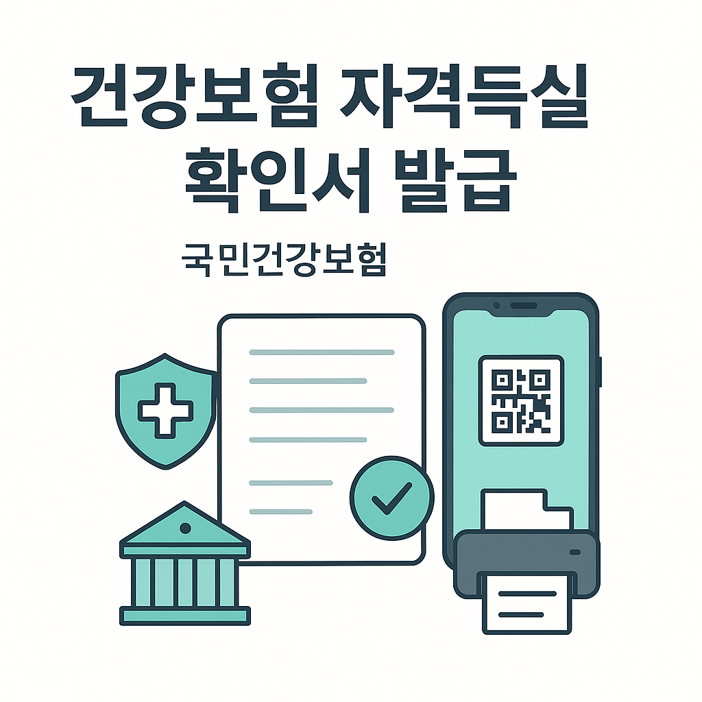 건강보험 자격득실 확인서 발급 2025