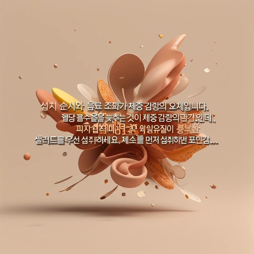 피자 칼로리 줄이는 세 가지 습관과 ..