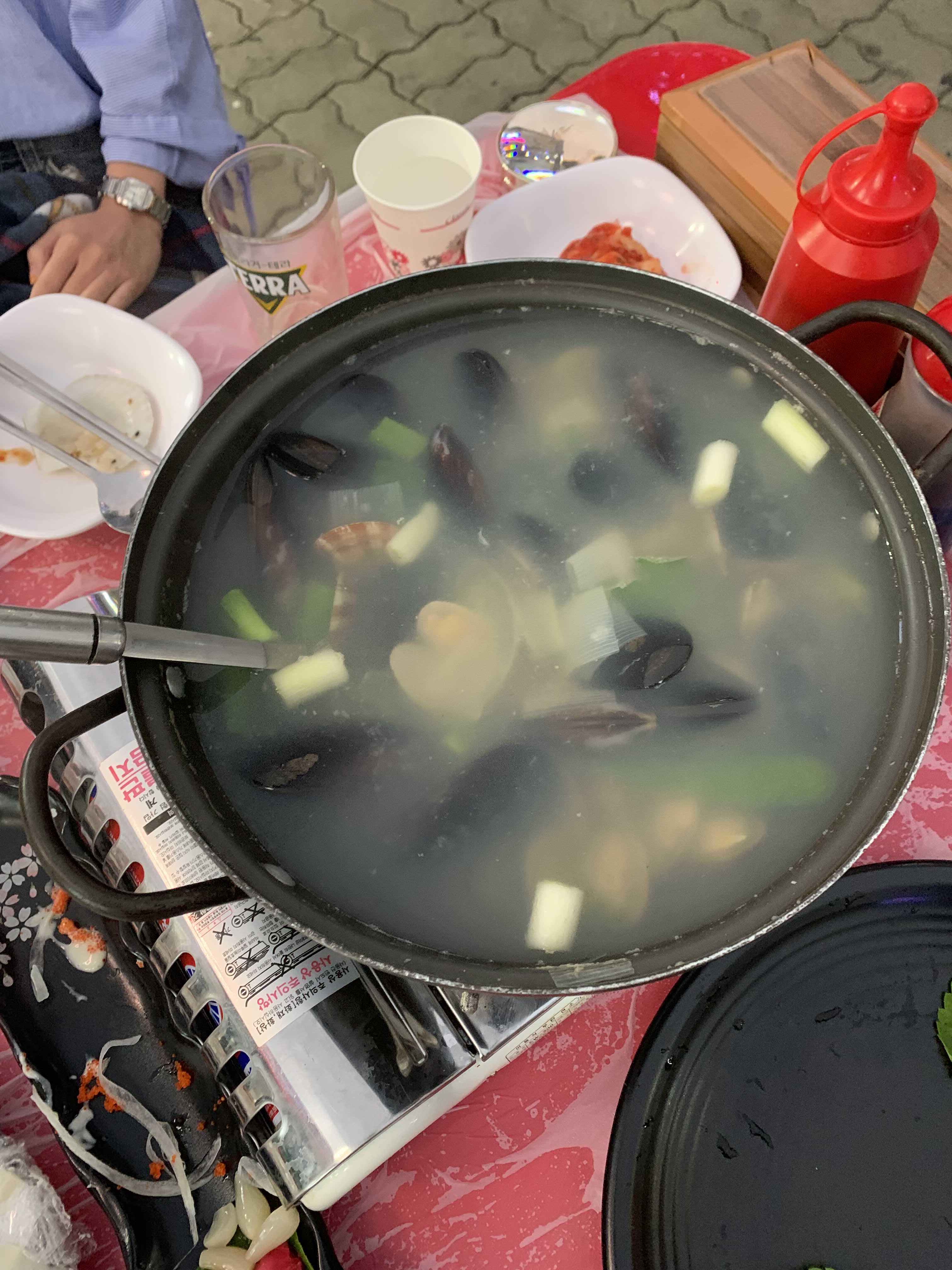 소래포구 바지락탕 가격