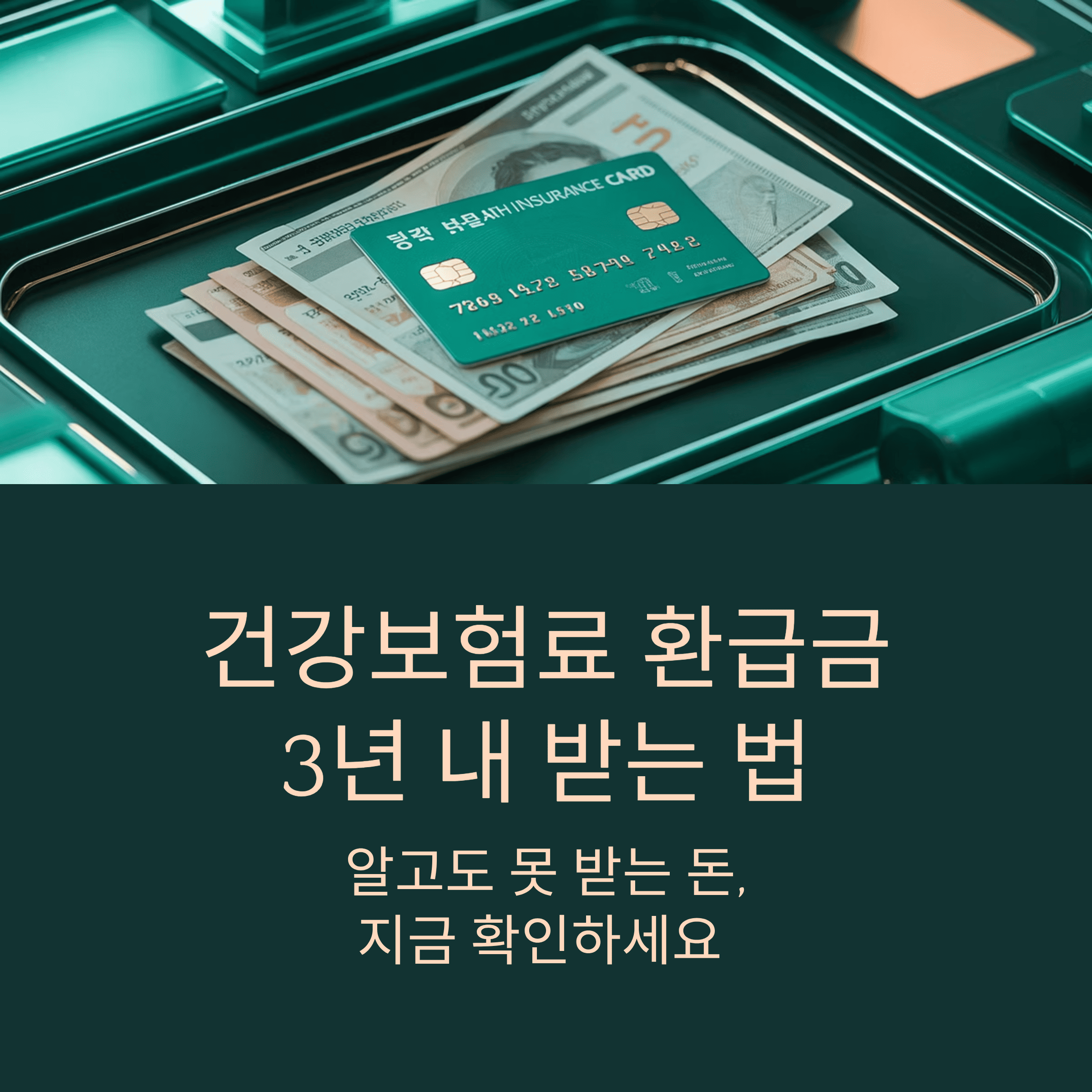 건강보험료 환급금 3년 내 받는 법