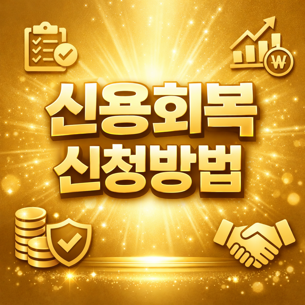 신용회복 신청방법 조건 절차 총정리 2026년 기준 채무조정 신청 방법과 신용회복위원회 이용 방법 안내 credit recovery apply guide