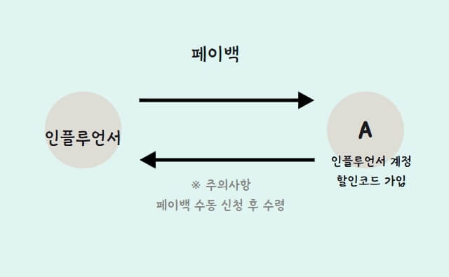 페이백 도식도를 설명하는 사진