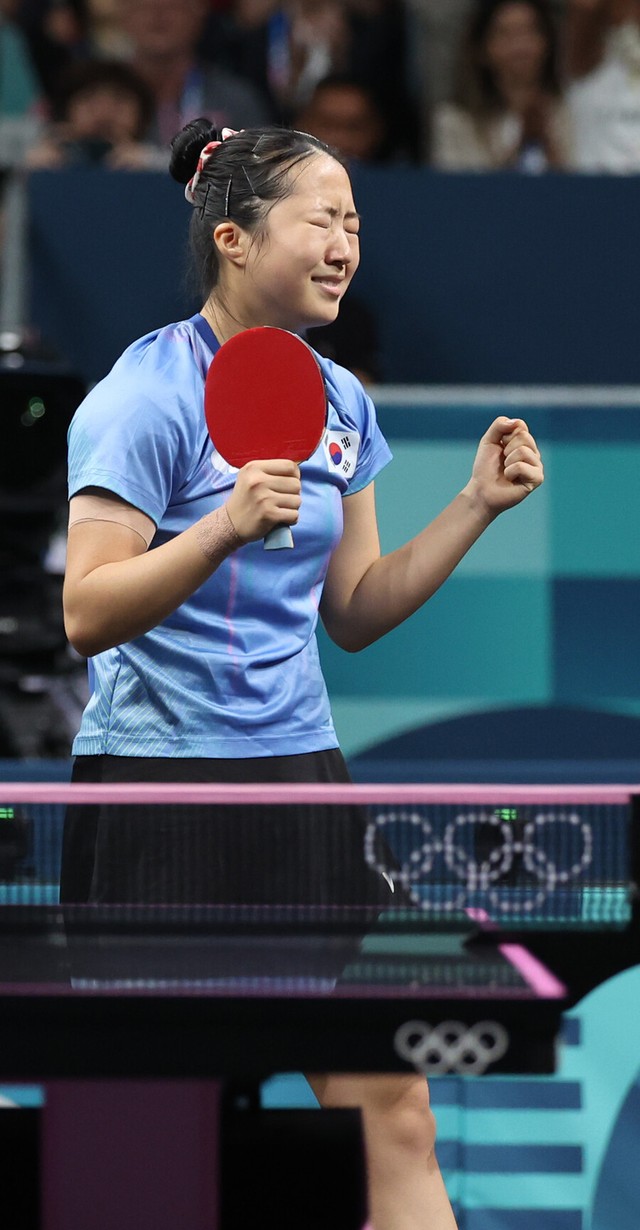 신유빈 4강 진출은 쉬운 듯 보였습니다.