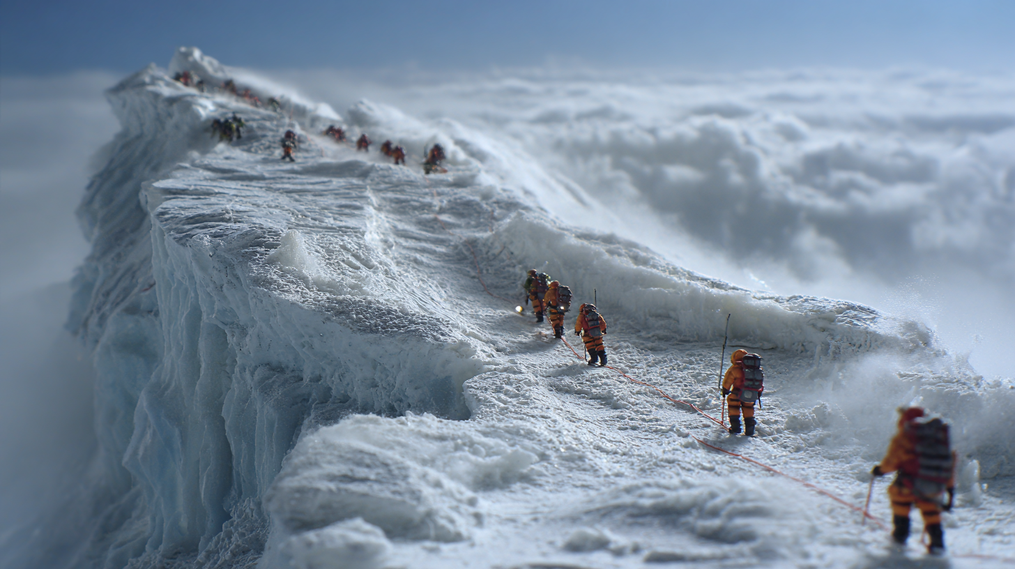 미니어처풍으로 재해석한 에베레스트 장면 by pearl's review