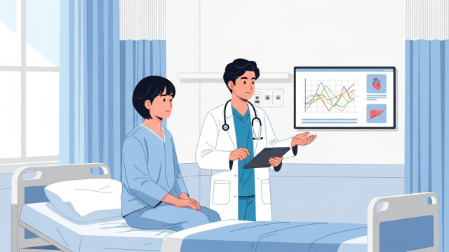 알부민 효능, 입원환자 경과 설명