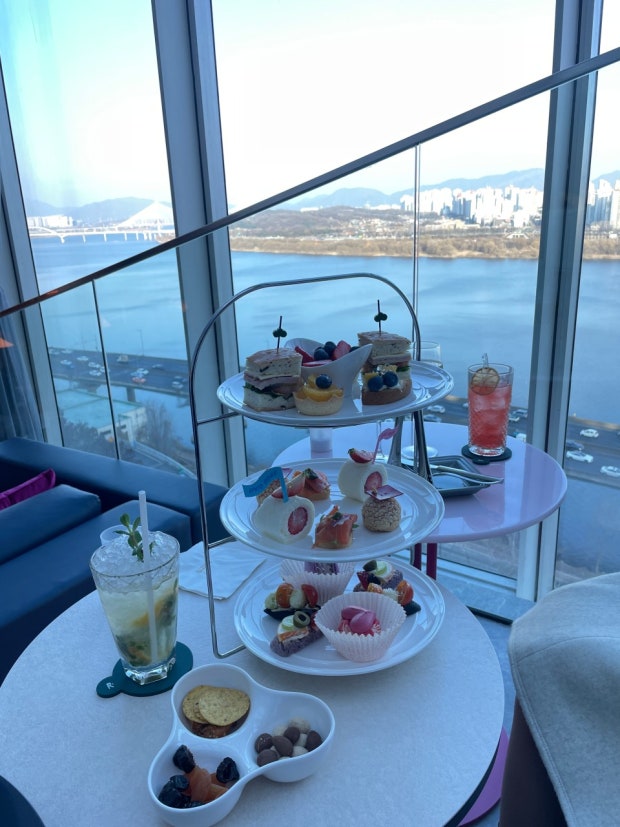 비스타 워커힐 한강뷰 디저트