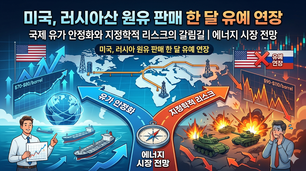 미 러시아산 원유 판매 허용