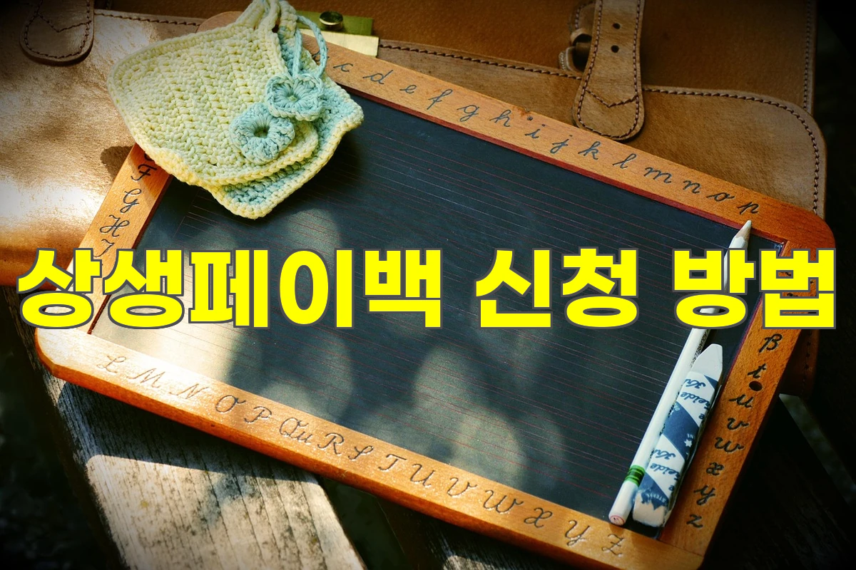 상생페이백 신청 방법