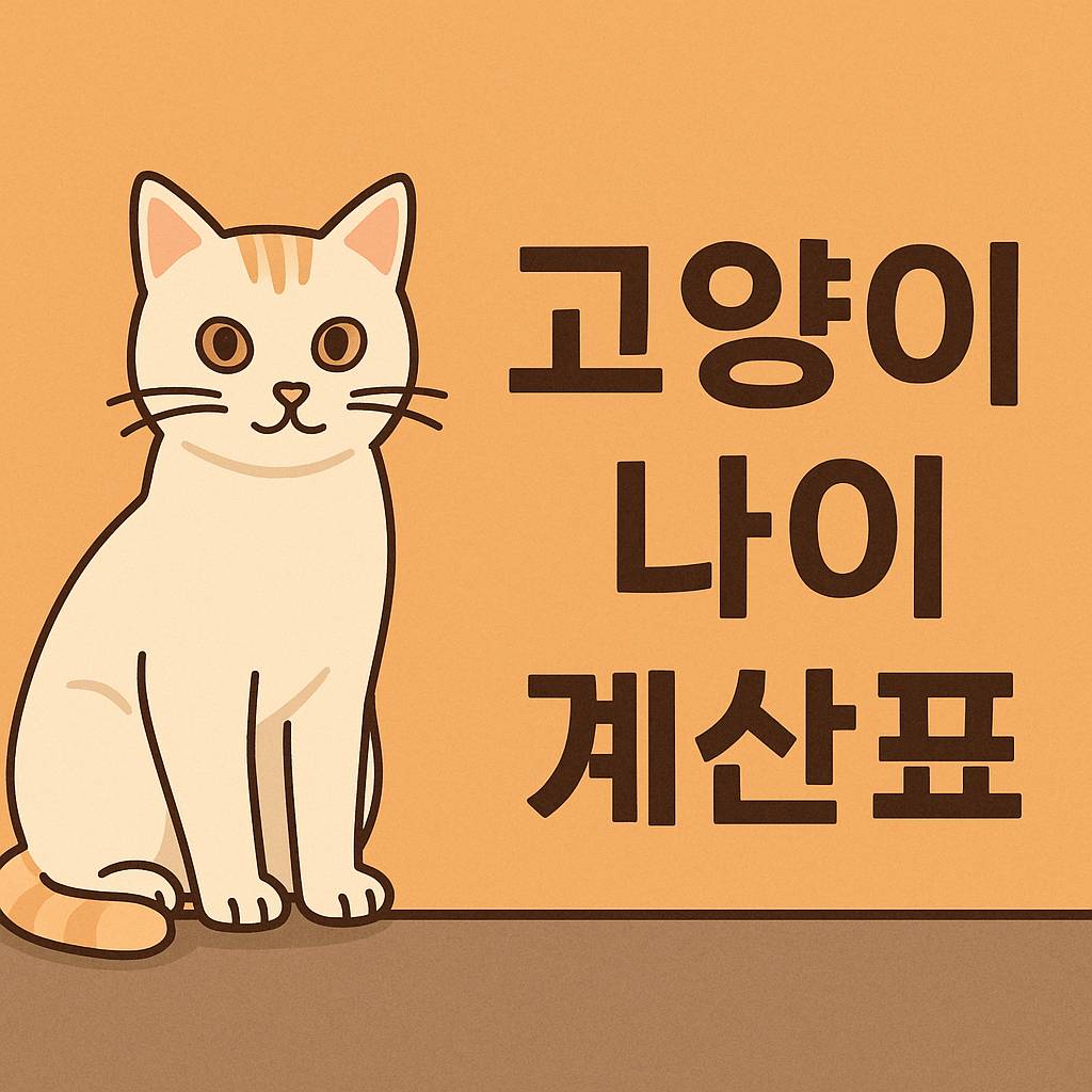 고양이 수명과 나이 환산표 썸네일