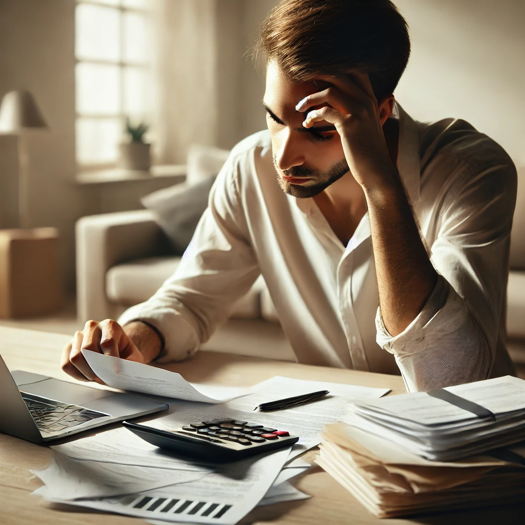 개인회생 하려고 고민하는 모습