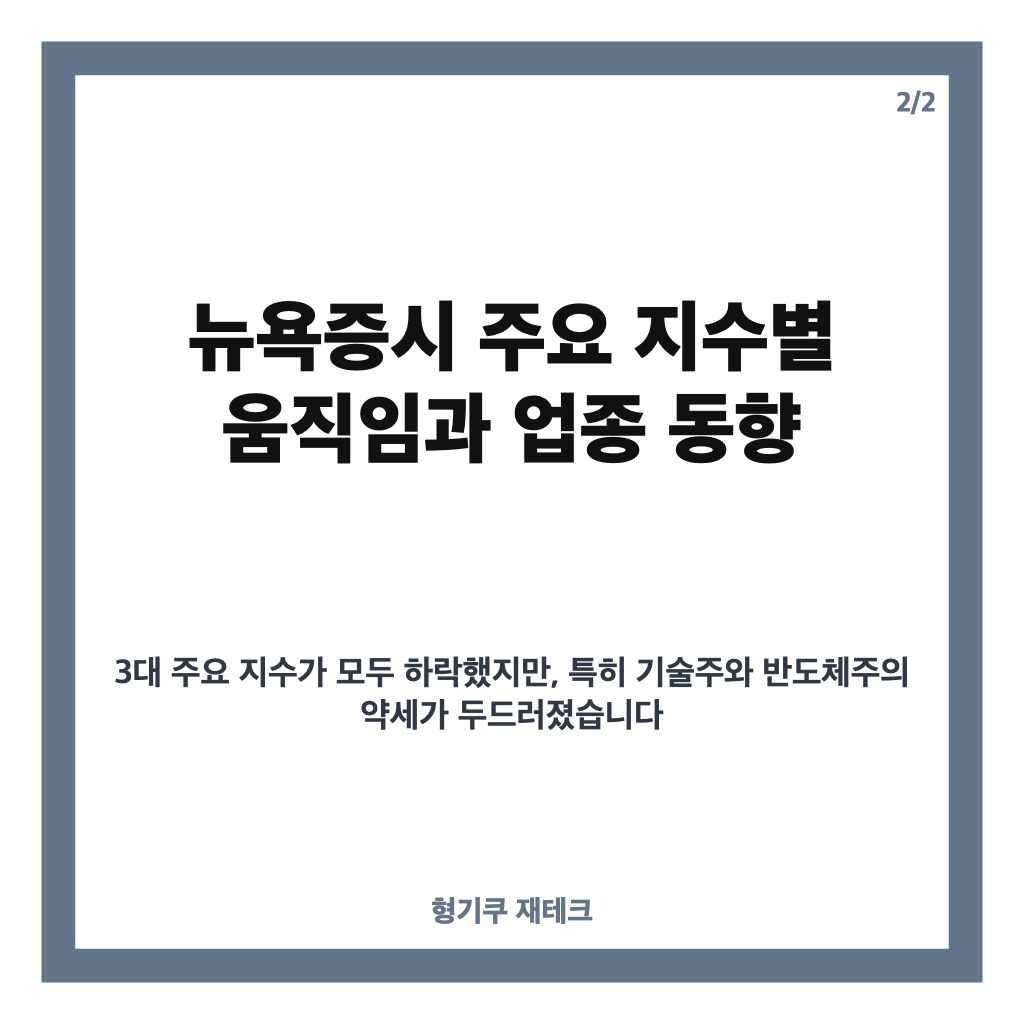 뉴욕증시 하락 원인과 영향 분석: 중동 긴장&middot;유가 급등&middot;금리 상승이 미친 영향 카드뉴스 3