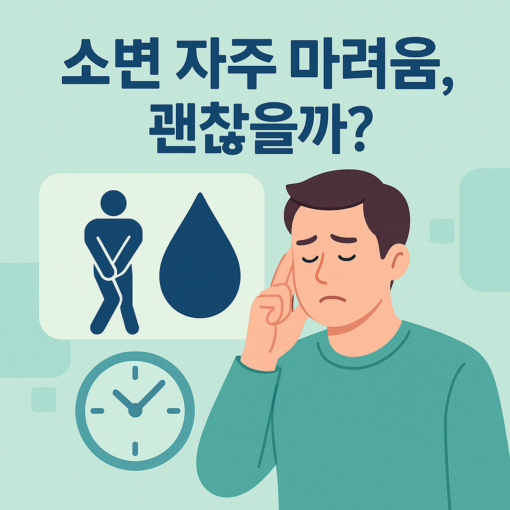 소변 자주 마려움, 혹시 건강 신호일까?