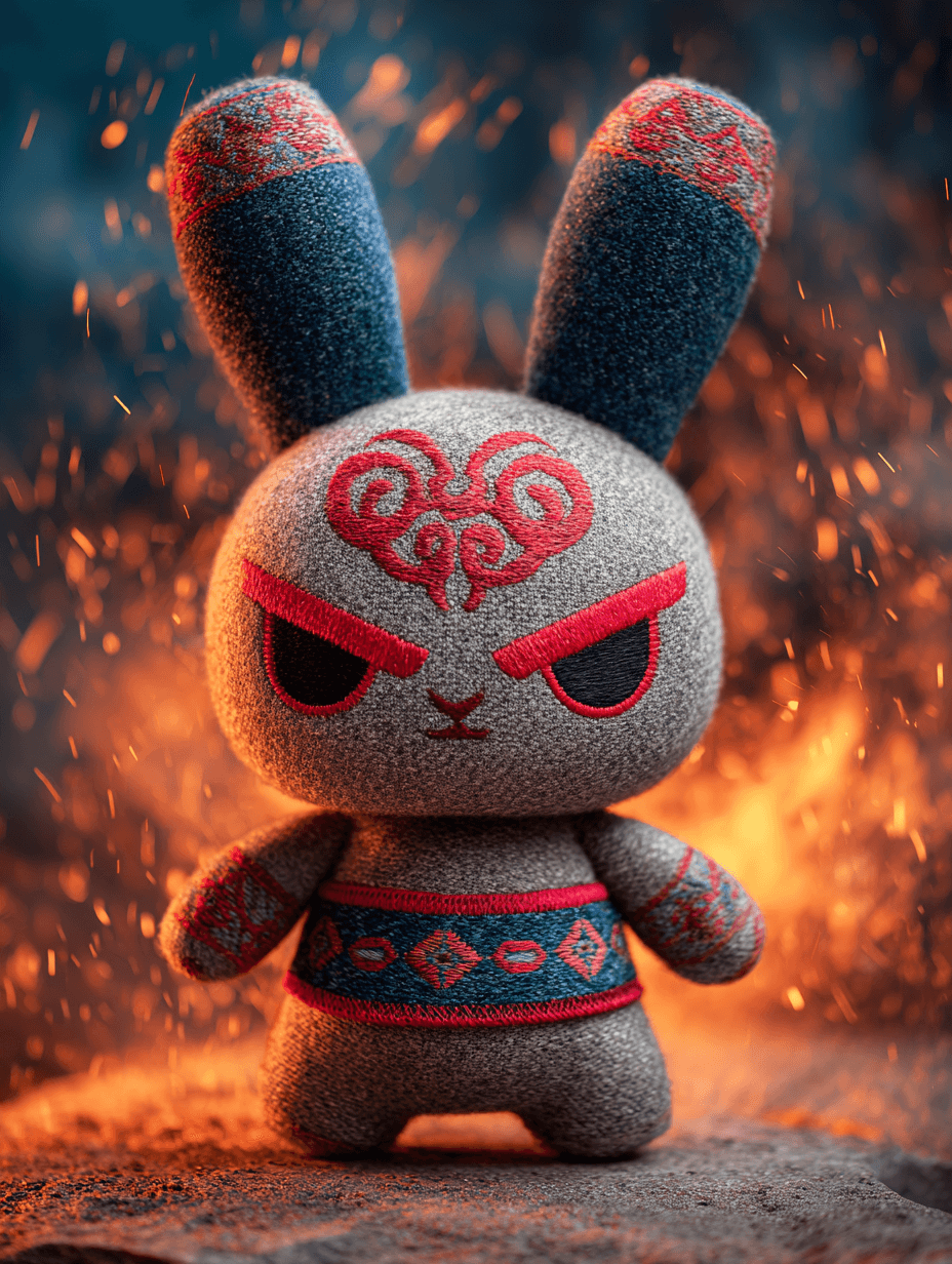 분노의-감정을-표현하고-있는-인형-이미지