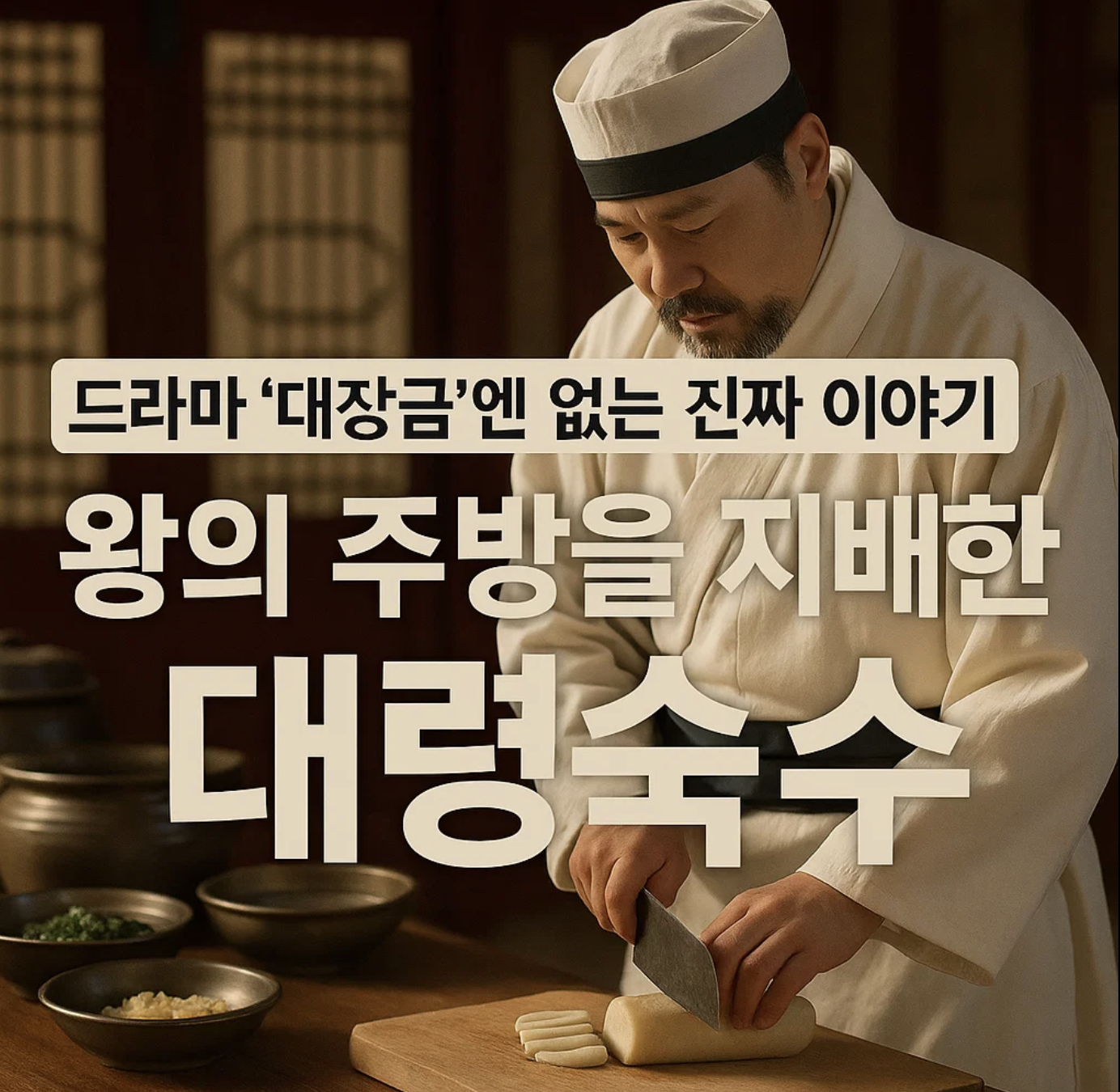 드라마 '대장금'엔 없는 진짜 이야기, 왕의 주방을 지배한 대령숙수