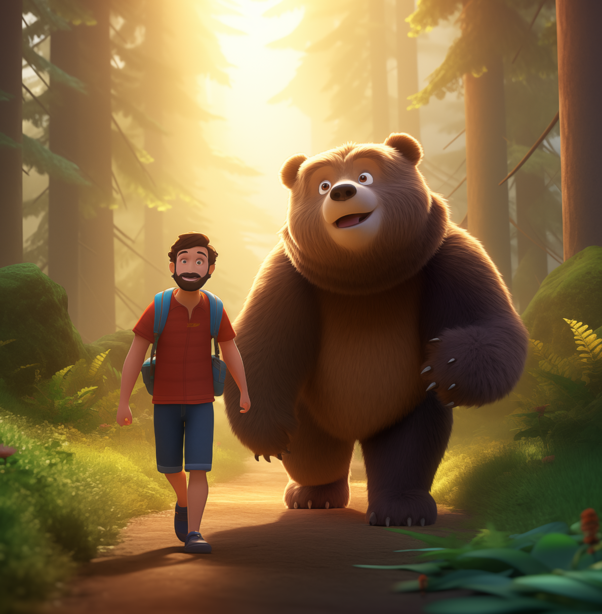 행운을 가져다 주는 곰