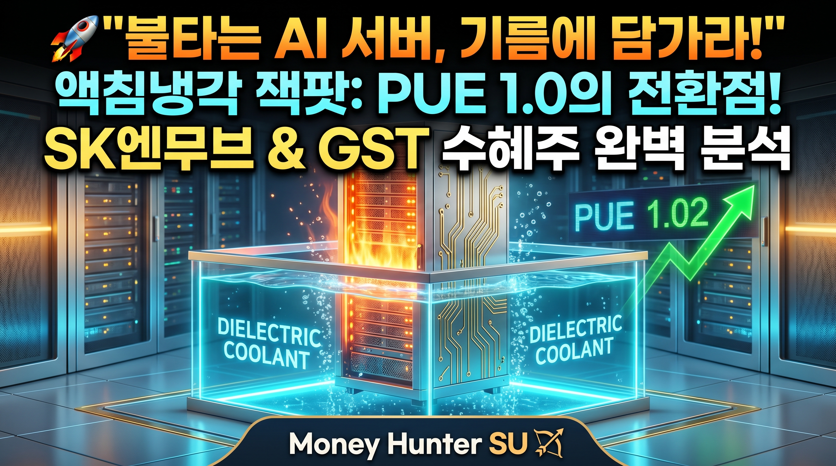 불타는 AI서버 기름에 담가라