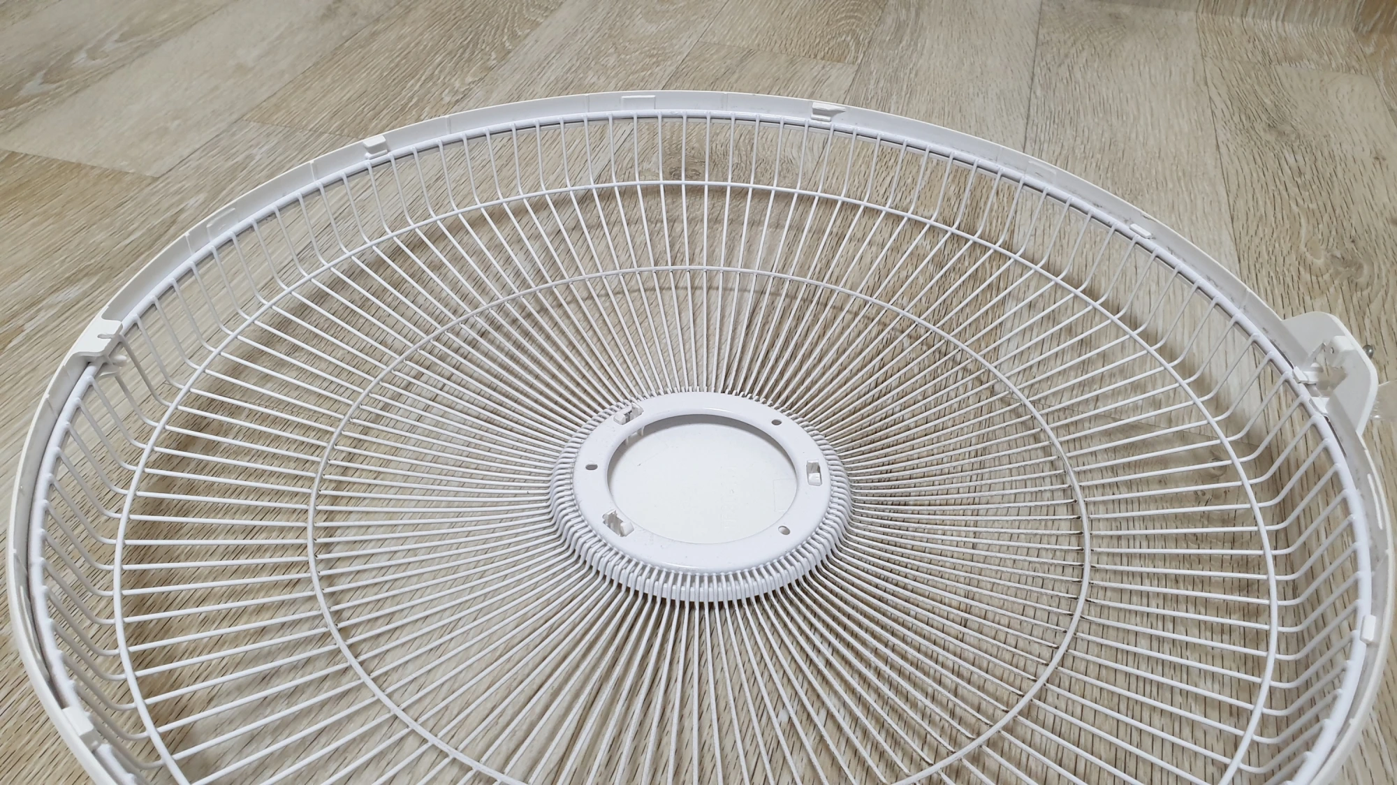 선풍기 망 분리 모습