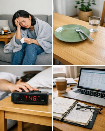 면역력 저하 원인으로 나타나는 몸 변화 신호12