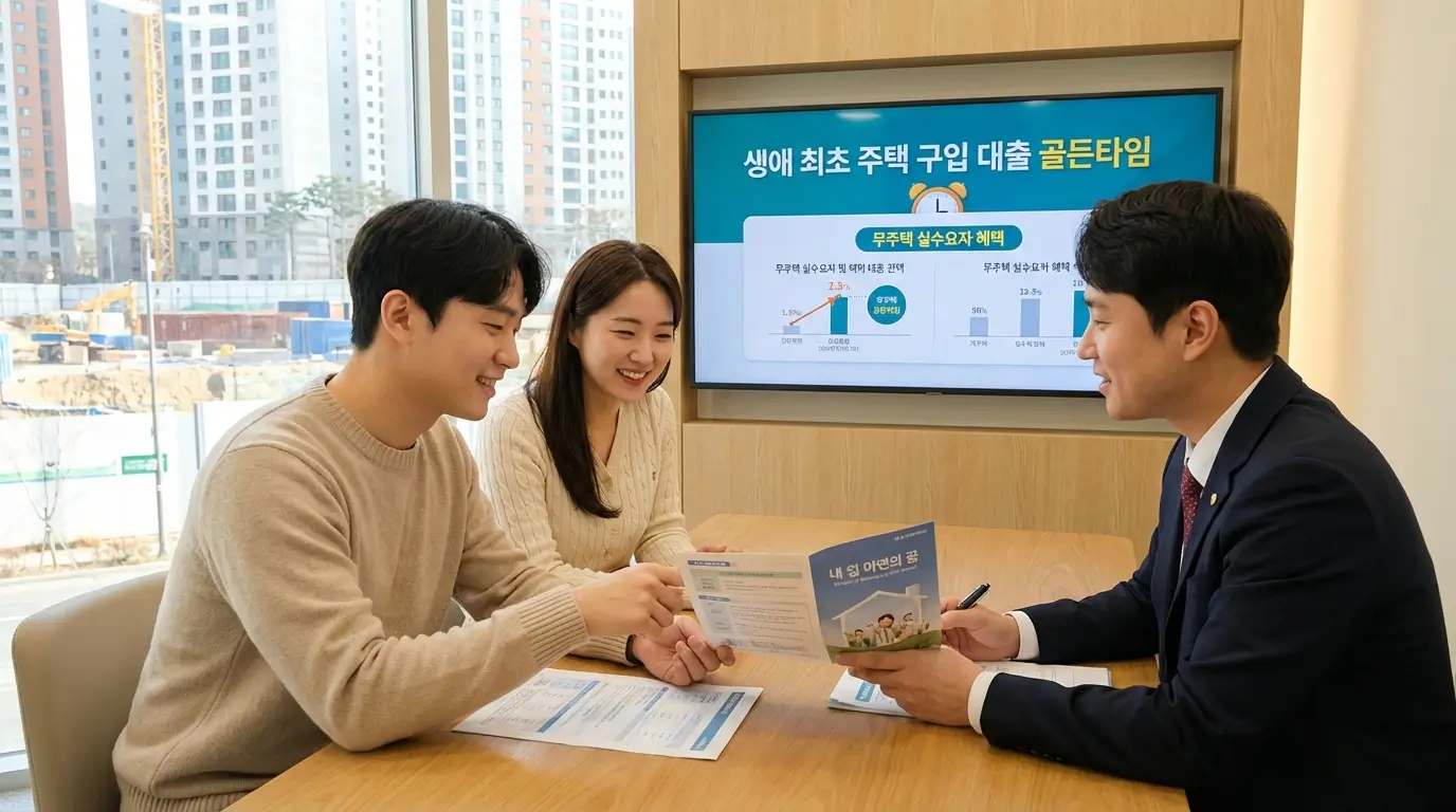 생애 최초 주택 구입 대출 골든타임 및 무주택 실수요자 혜택