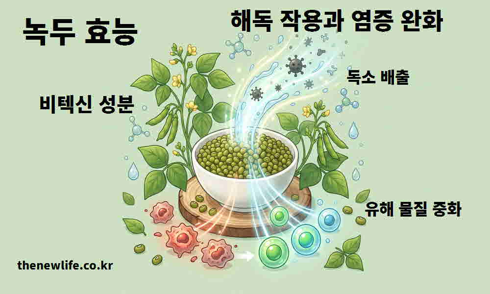 녹두 효능 해독 작용 염증 완화