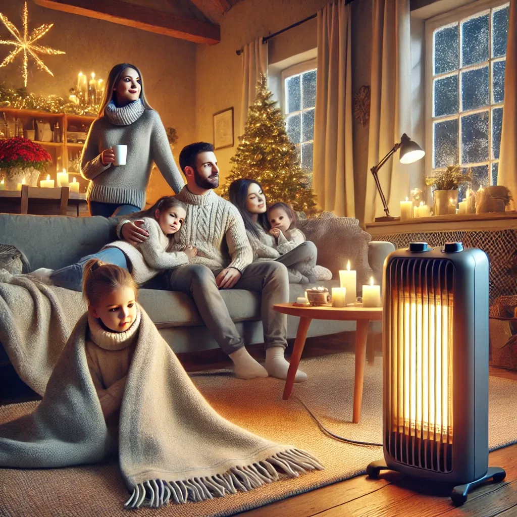 겨울날 히터 사용