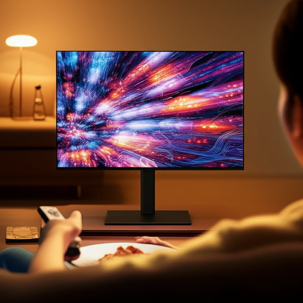 원룸 모니터 TV겸용 M7 삼텐바이미..