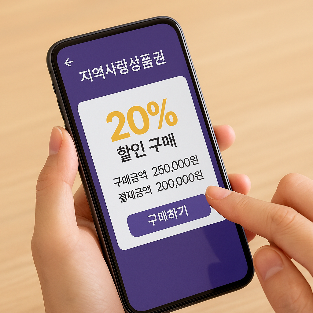 지역사랑상품권 최대 20% 할인 지자체별 총정리 (출처 : 행정안정부)
