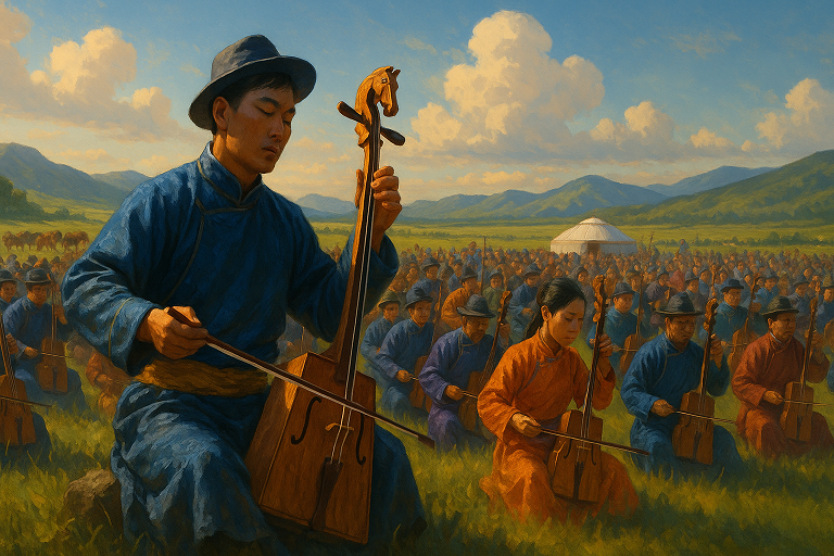 마음을 어루만지는 소리 몽골의 마두금 축제 (초원의정령,전통음악,문화보존)