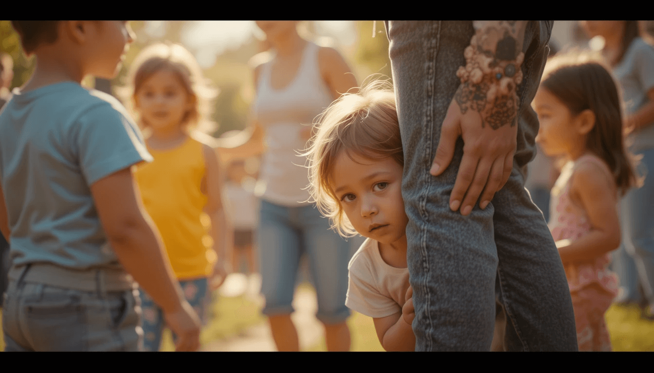 낯가림 심한 아이 관련 사진