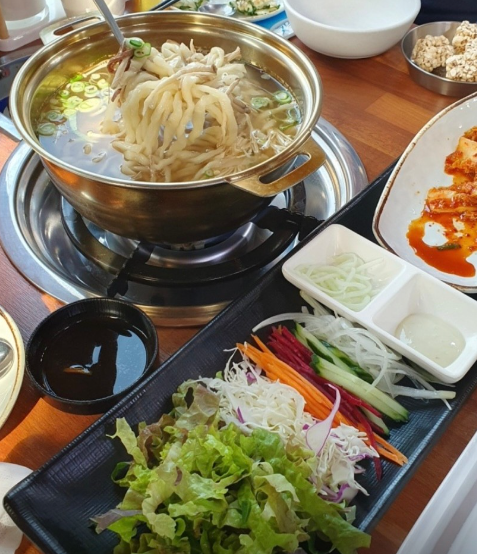 영천새우칼국수 대표 메뉴
