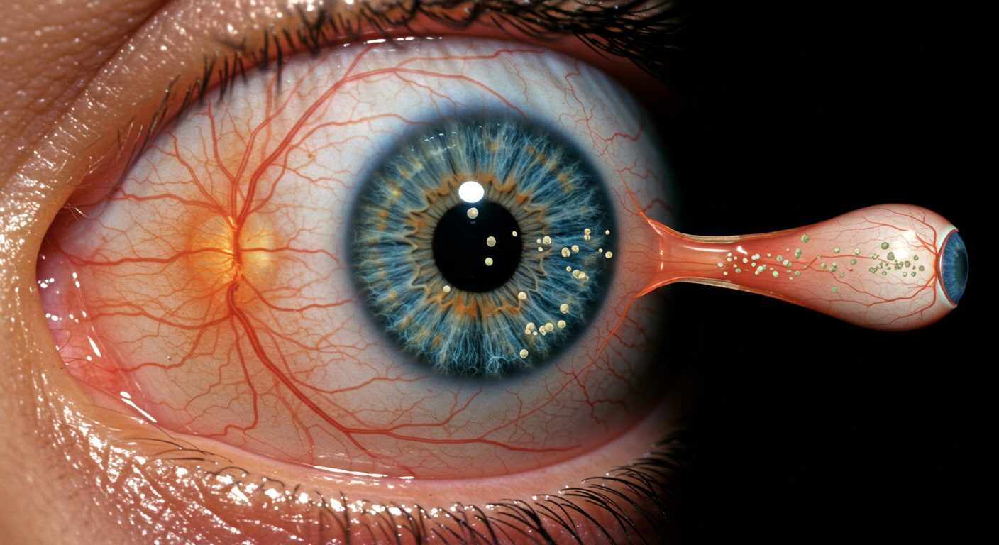 비문증의 원인 및 현상에 대한 예시 사진2