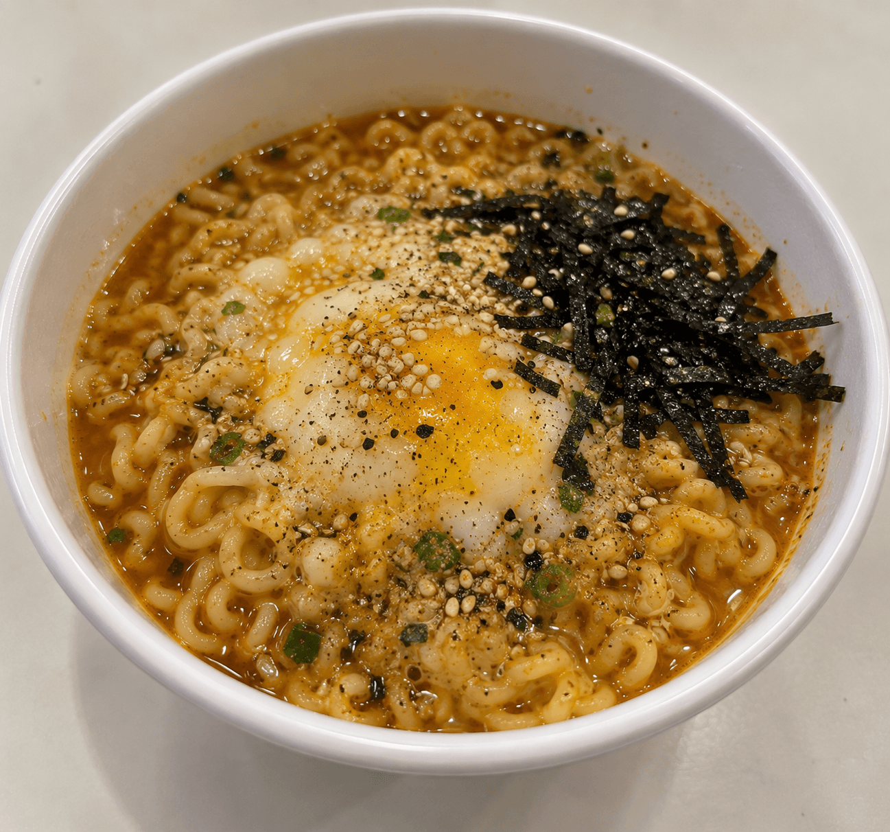 참깨 계란라면