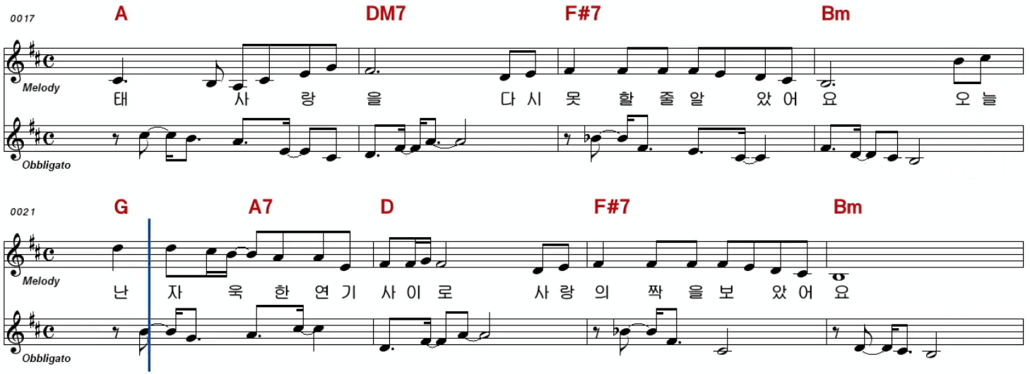 해바라기 이젠 사랑할 수 있어요 악보