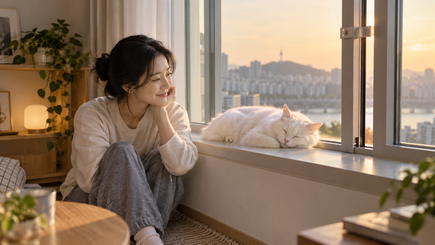 마무리 행복 장면