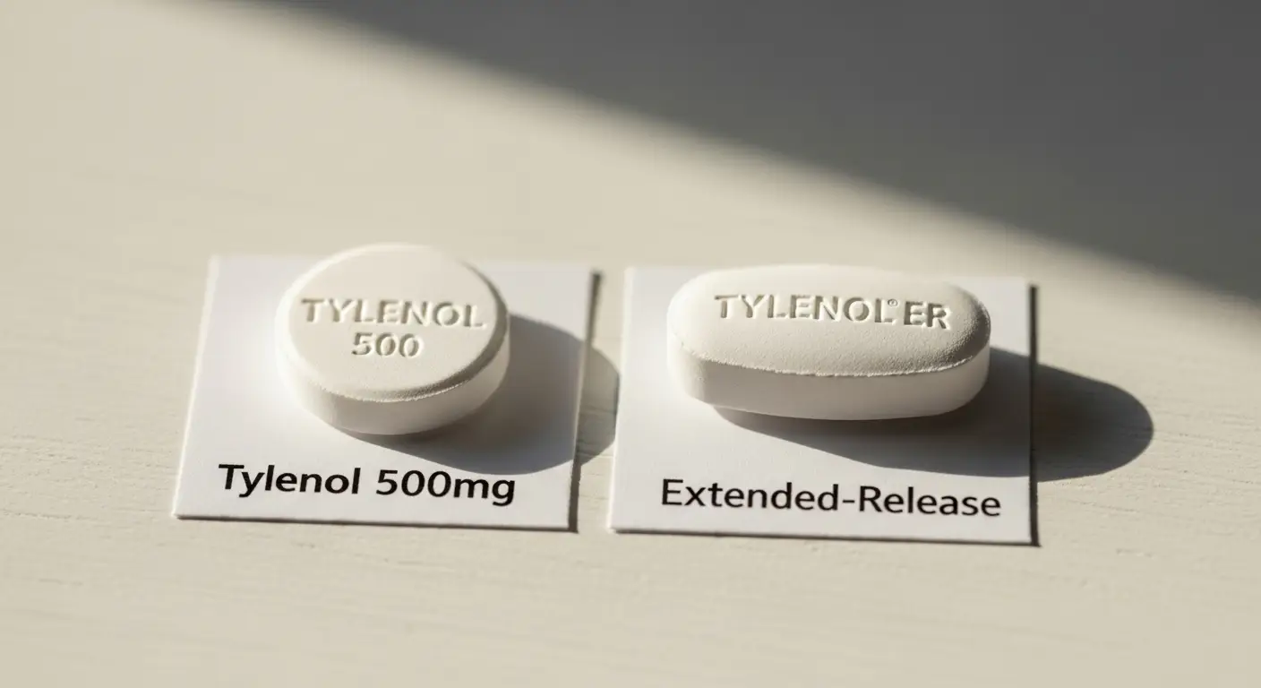 타이레놀 500mg 이알서방정 차이