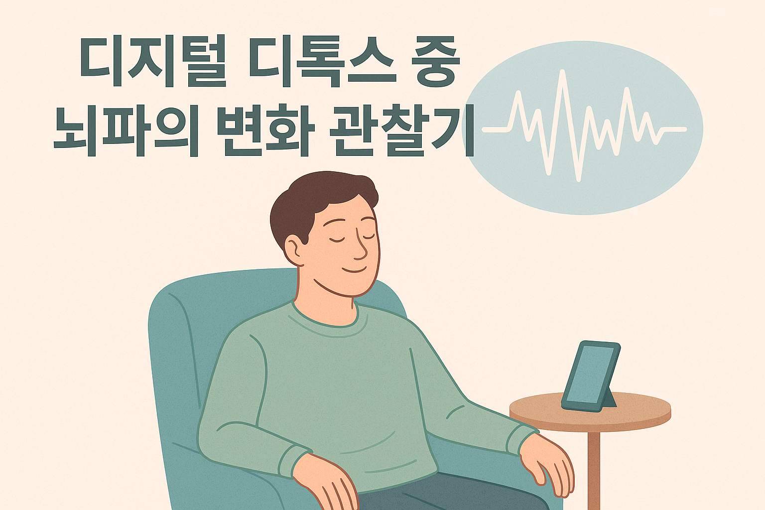 디지털 디톡스 중 뇌파의 변화 관찰기｜스마트폰 없이 뇌는 어떻게 반응했을까?
