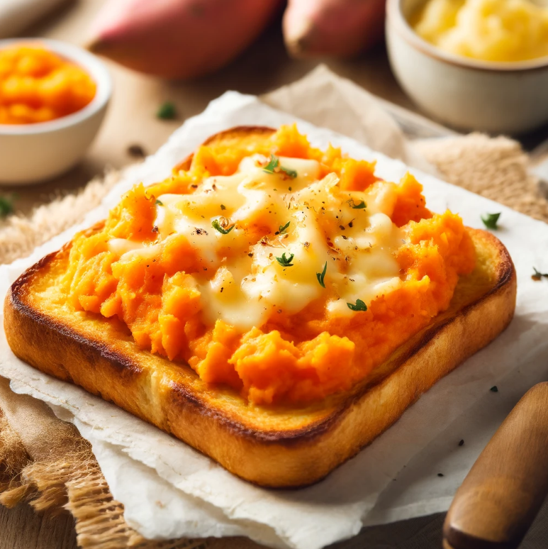 고구마 치즈 토스트 만들기, 간단하게 맛있게!