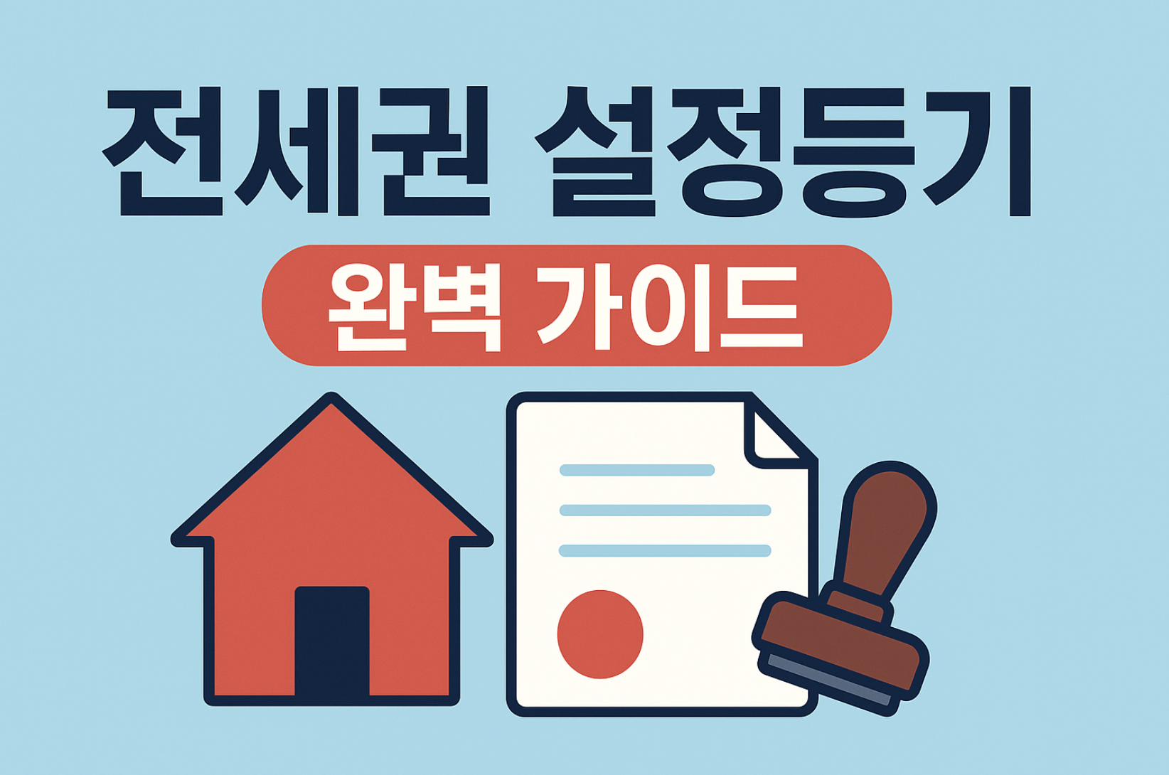 전세권 설정등기 완벽 가이드 필요서류