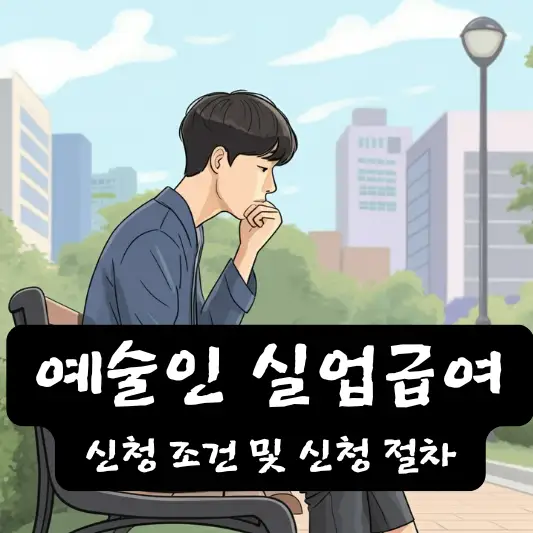예술 실업급여 유의사항 예술인 범위