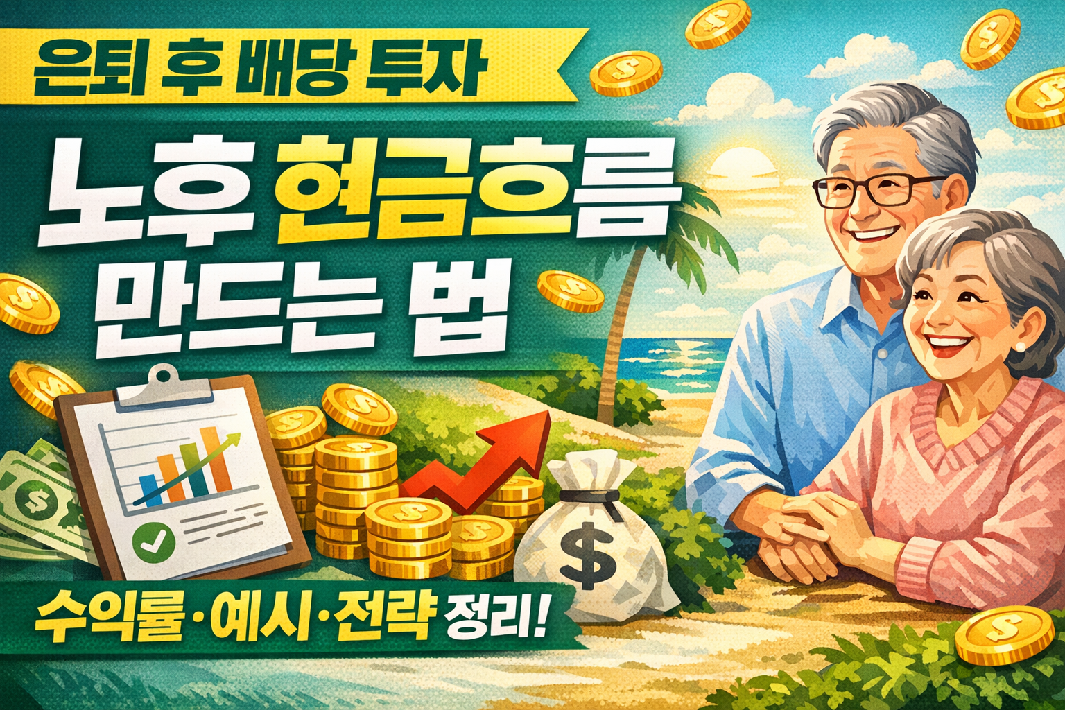 은퇴 후 배당 투자로 노후 현금 흐름을 만드는 방법을 정리