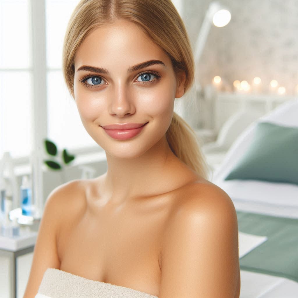 피부,체형관리 샵 배경